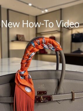 Trendy Fringe Handbag Wrap in Vibrant Orange